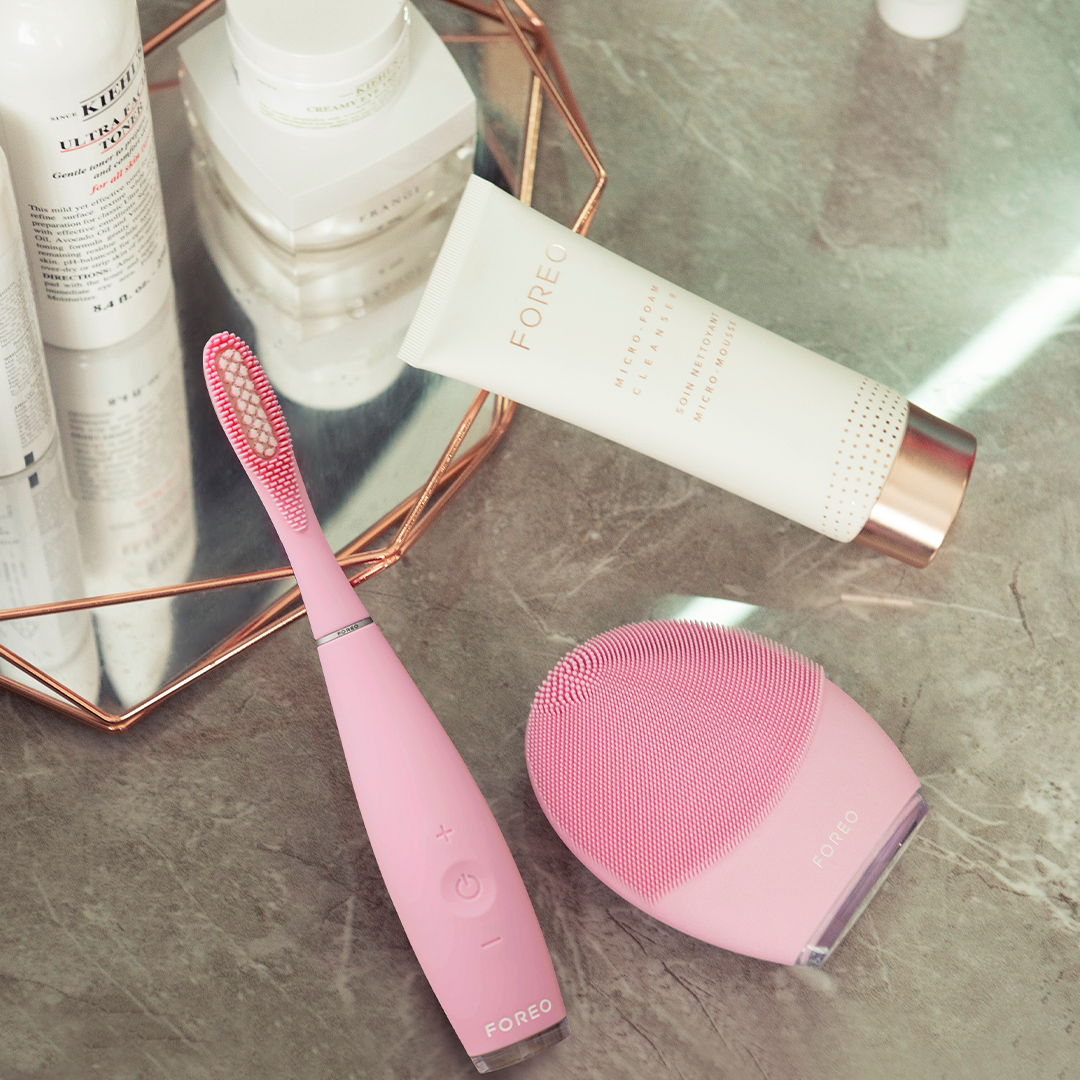 แปรงสีฟันซิลิโคนไฟฟ้า FOREO ISSA 3 Pearl Pink_6